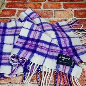 Edinburgh CASHMERE plaid scarf